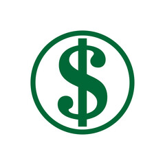 Dollar sign icon. USD dollar sign. Dollar symbol. Dollar SVG icon.