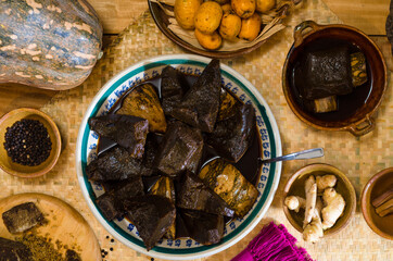  (Ayote) a traditional festival dessert for All Saints Day in Guatemala City. 