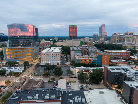 Downtown Raleigh In The Evening Sun