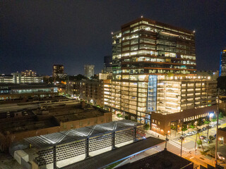 Downtown Raleigh In The Evening Sun