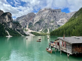 Lake Braies Trentino Italy