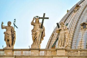 Obraz premium statue of jesus