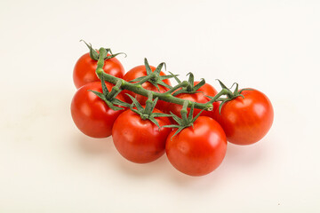 Fresh ripe cherry tomato branch