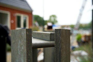 The making of a vertical wall garden with blocks made of waste plastics on behalf of climate...