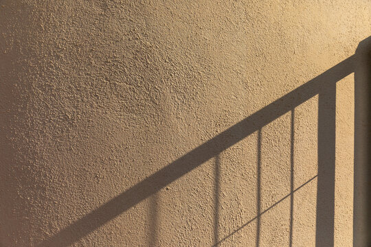 Shadow of fence