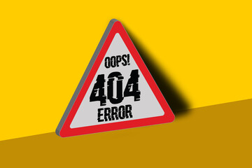 Obraz premium 404 error concept