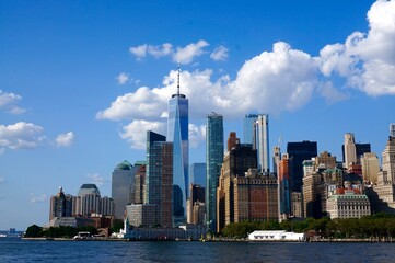 The skyline of New York City       