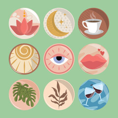 highlights social media icon