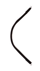 ancient wooden bow isolated on white background