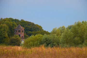 old house in autumn