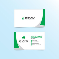 Green Simple Business Card Design