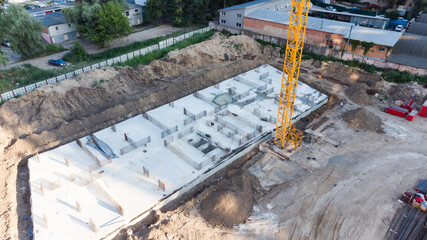 construction of a large residential complex