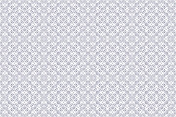 Vector graphic of seamless decorative pattern. Vector certificate texture. Watermark banknote pattern. Texture for certificate, banknote, money design, currency, note, check, ticket, diplomas etc.