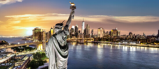Manhattan Statue of Liberty