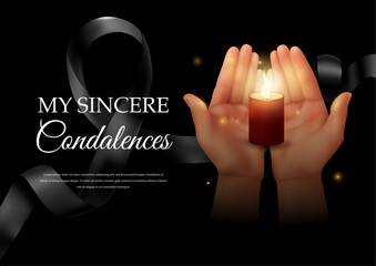 My Sincere Condolences Background