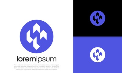 Initials Z. N logo design. Initial Letter Logo.	Innovative high tech logo template.
