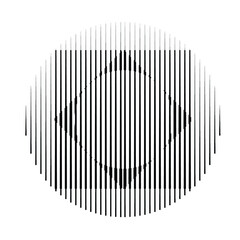 Abstract Hipster Lines Background with geometric circles . Vector Line Design . Poster template . Minimal art .