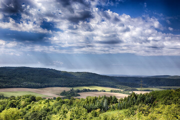 landscape with clouds