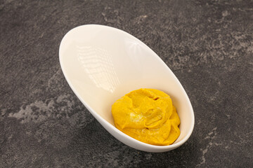 Asian Curry sauce in the bowl