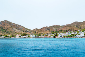Fototapeta premium The picturesque island of Tilos near Rhodes, part of the Dodecanese island chain, Greece