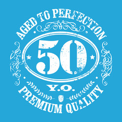 50 years jubilee t-shirt design