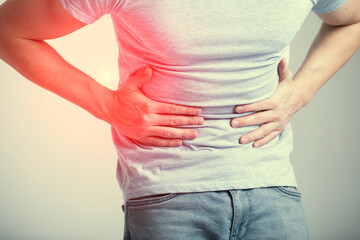 Man pain belly. Pain. Medicine. Male. 