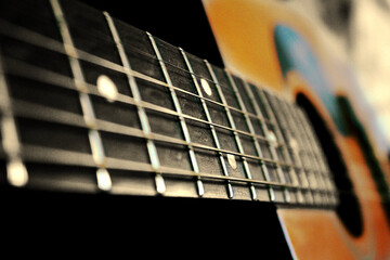 Fototapeta premium Acoustic Guitar Strings