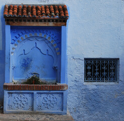 Chefchaouen Blue City in northern Morocco north west Africa