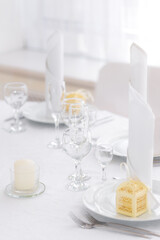 wedding table setting