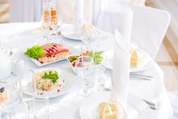 wedding table setting