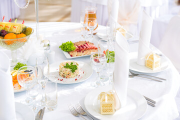 wedding table setting