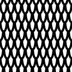 Vector seamless pattern, fish scale style. Design for textile, wallpaper, wrapping paper, stationery. © Anna