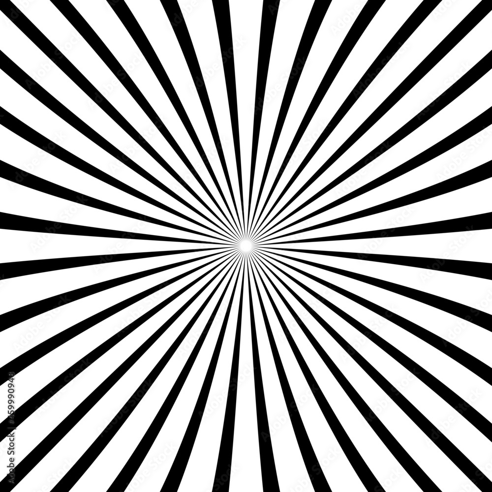 Poster pattern with optical illusion. black and white design. abstract striped background. abstract 3d geom
