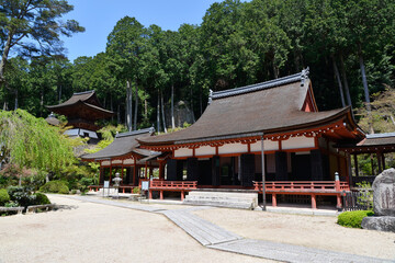 長命寺　境内　滋賀県近江八幡市