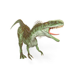 monolophosaurus on bird eye view