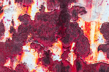 Rusted metal texture background. Abstract corroded iron color wallpaper