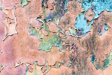 Rusted metal texture background. Abstract corroded iron color wallpaper