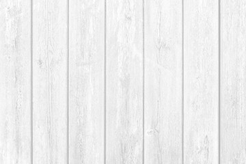 Obraz premium Wooden wall texture background, gray white vintage color