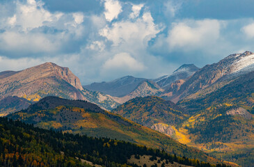 Snow and Fall Colors on Pikes Peak