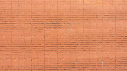 Solid brick wall as background and texture