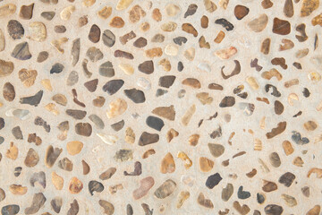 Stone paving of a sidewalk  8816