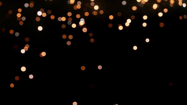 Super Slow Motion Shot of Fireworks Isolated on Black Baclground. Filmed on High Speed Cinematic Camera at 1000fps.