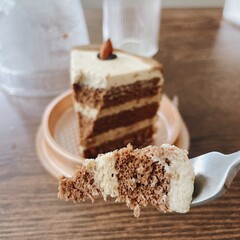 chocolate cake on a plate