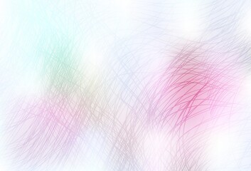 Light Pink, Yellow vector template with wry lines.