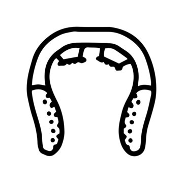black outline ear protection clip art preview