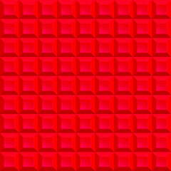 Red geometric background. Vector illustration. 