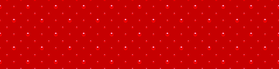 Red luxury background with beads. Vector illustration. 