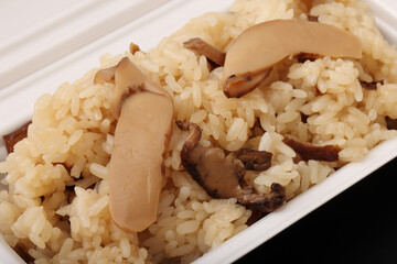 松茸おこわ
