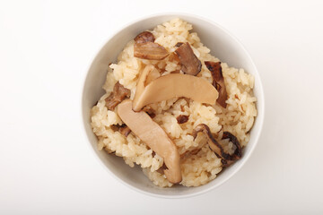松茸ご飯　おこわ