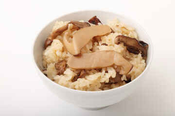 松茸ご飯　おこわ